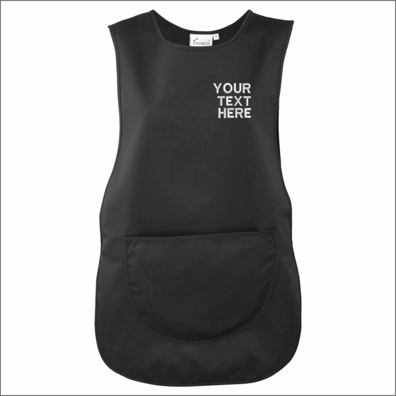 Personalised Custom Embroidered Ladies Pocket Tabard