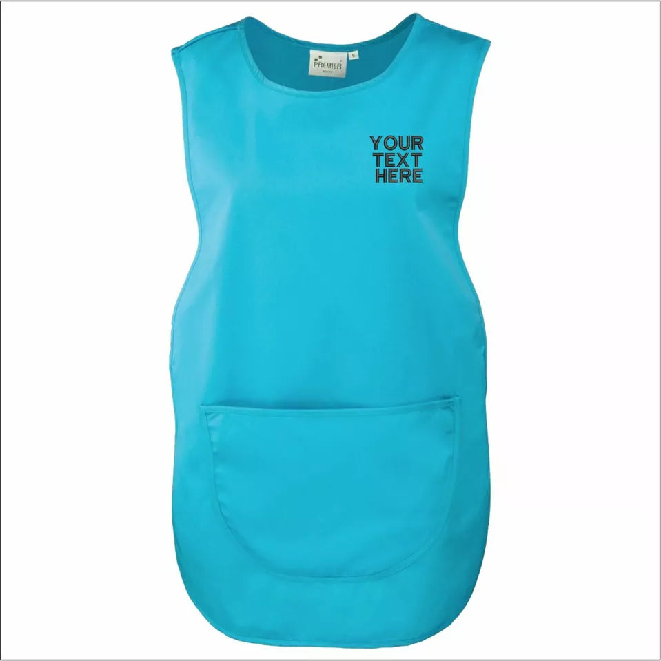 Personalised Custom Embroidered Ladies Pocket Tabard