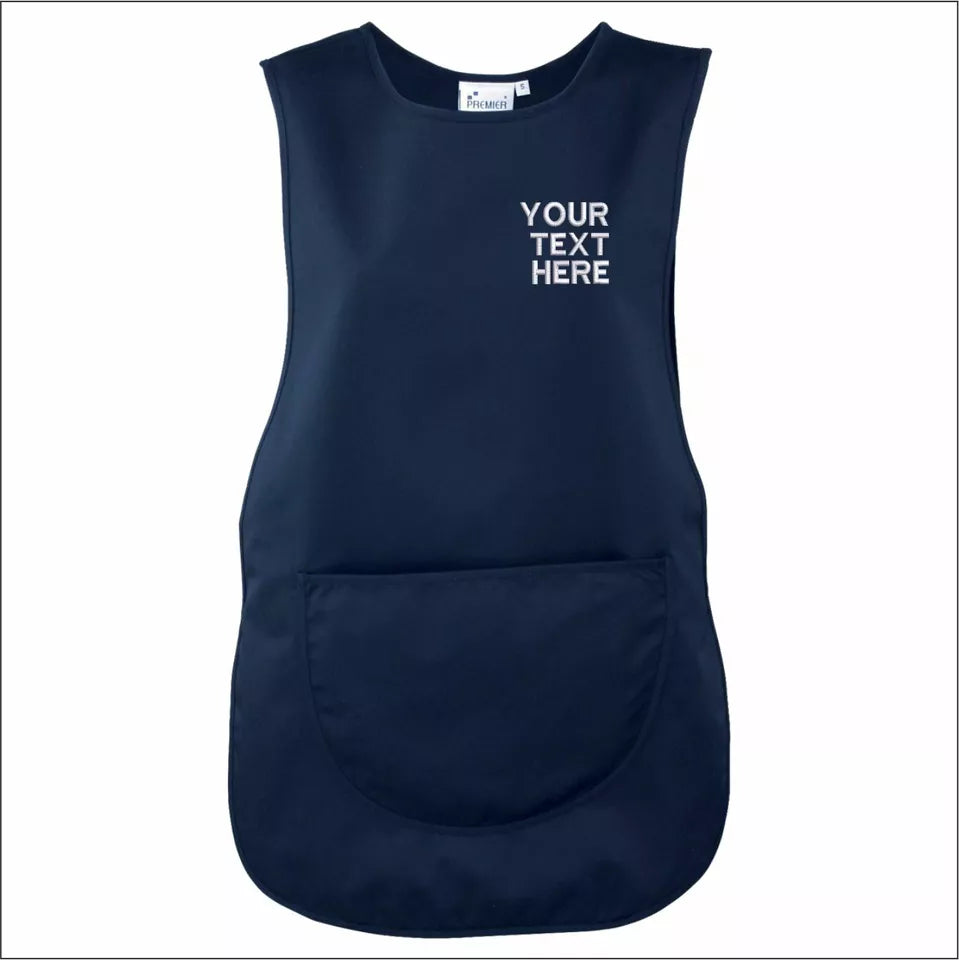Personalised Custom Embroidered Ladies Pocket Tabard