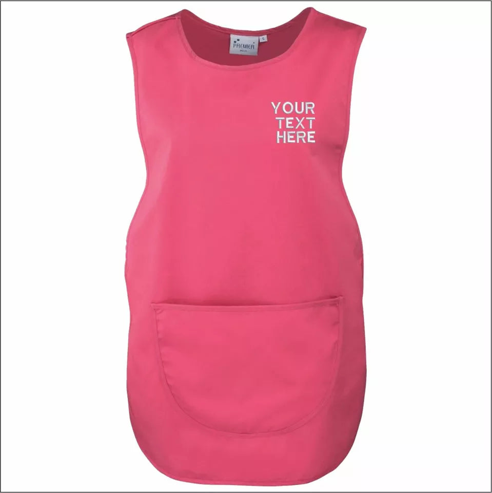 Personalised Custom Embroidered Ladies Pocket Tabard