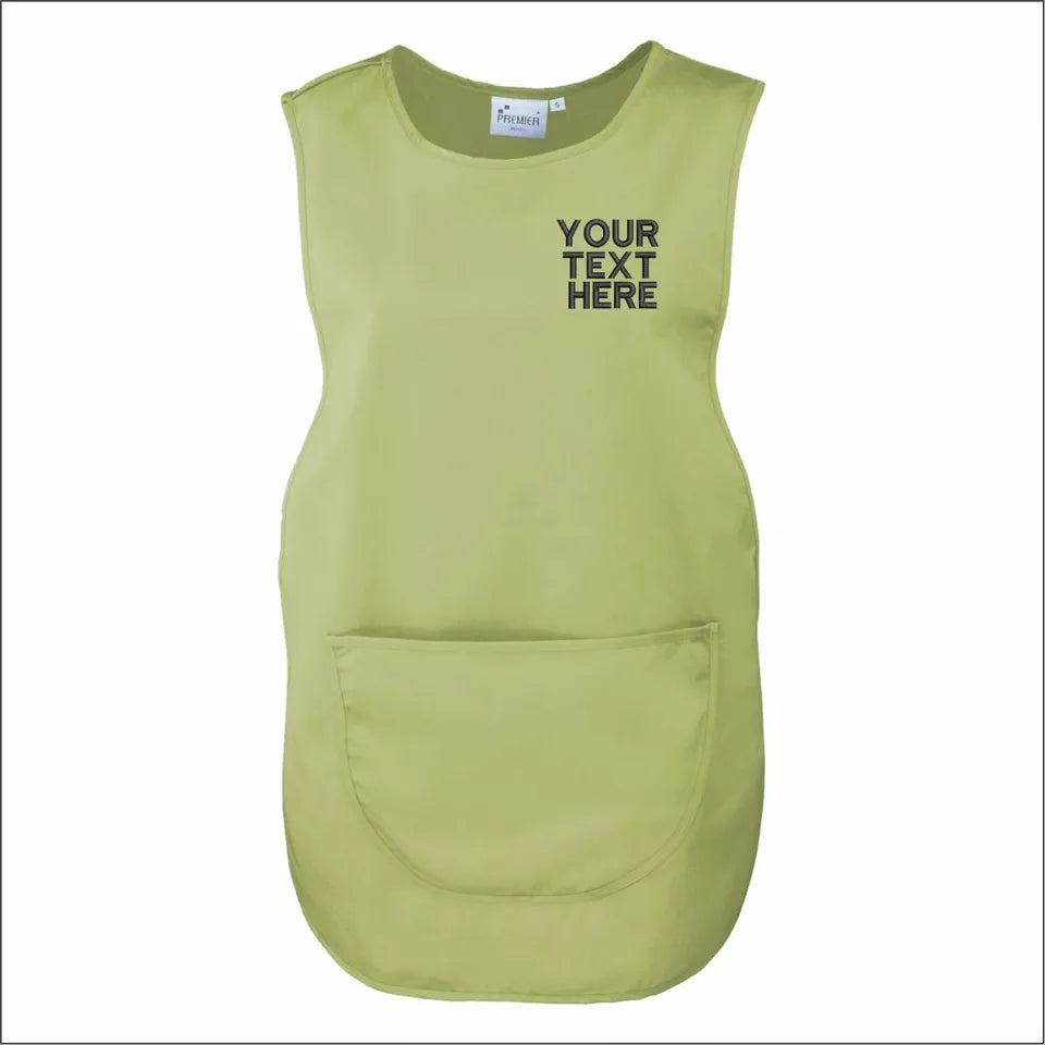 Personalised Custom Embroidered Ladies Pocket Tabard