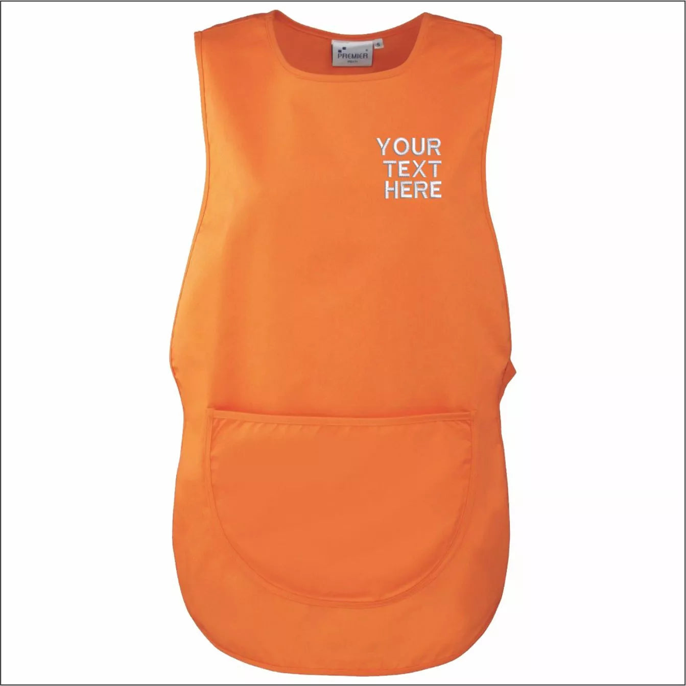 Personalised Custom Embroidered Ladies Pocket Tabard