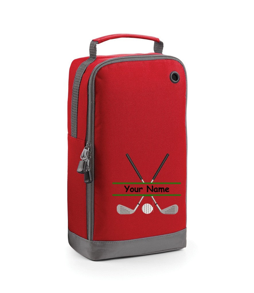 Personalised Golf Embroidered  Shoe/Accessory Bag Golf Gift