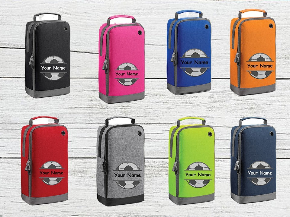 Personalised Football Embroidered  Shoe/Accessory Bag Football