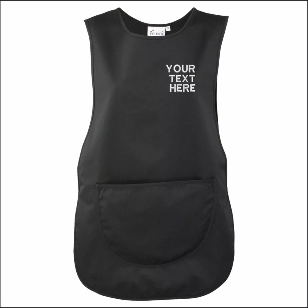 Custom Personalised TABARD Work Wear Embroidered Company TEXT Cleaning Apron