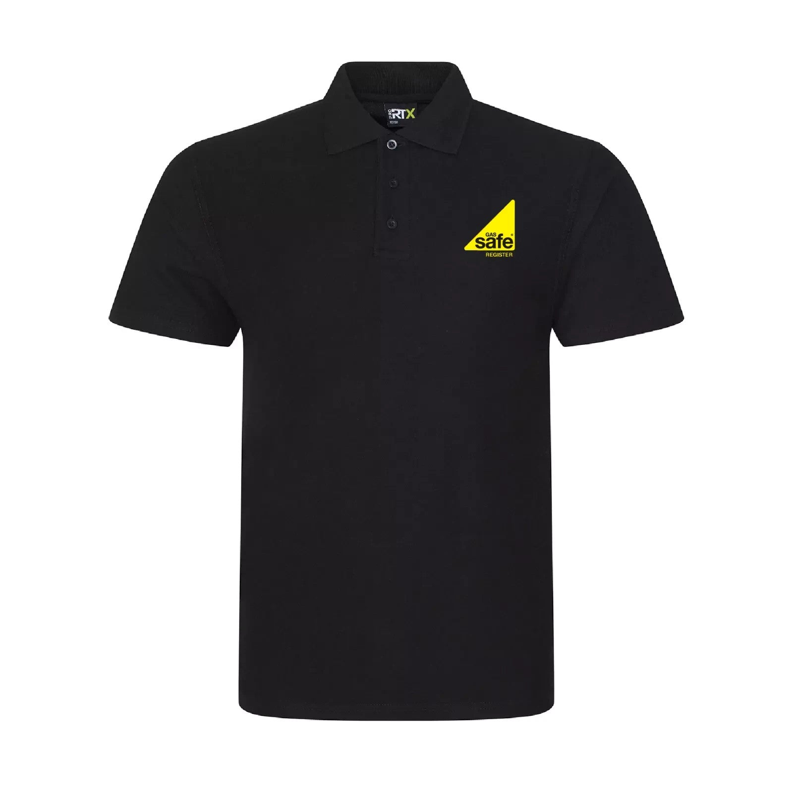 Gas Safe Plumber embroidered personalised Polo shirt with company name or text