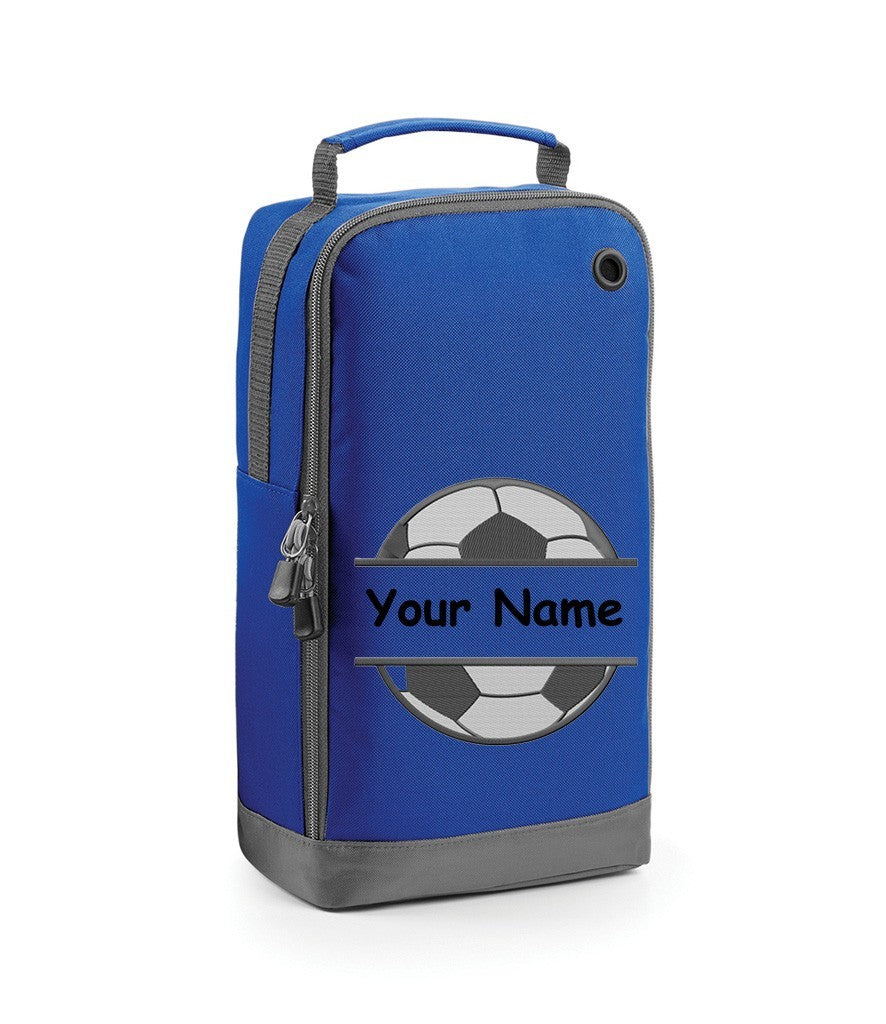 Personalised Football Embroidered  Shoe/Accessory Bag Football