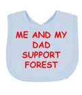 Me And My Dad Supports FOREST  Baby Bib  NOTTINGHAM FOREST FOOTBALL BABY BIB