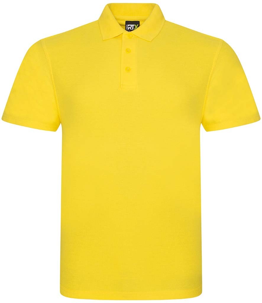 PRO RTX Pro Mens Unisex Polycotton Short Sleeve Pique Polo Shirt XS - 8XL