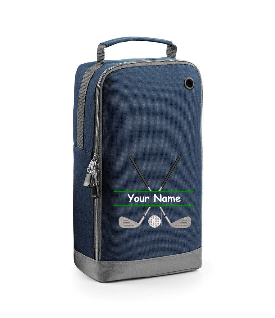 Personalised Golf Embroidered  Shoe/Accessory Bag Golf Gift