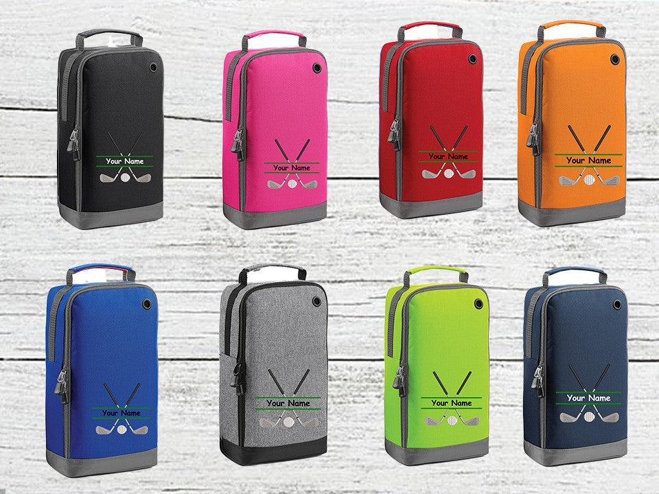 Personalised Golf Embroidered  Shoe/Accessory Bag Golf Gift