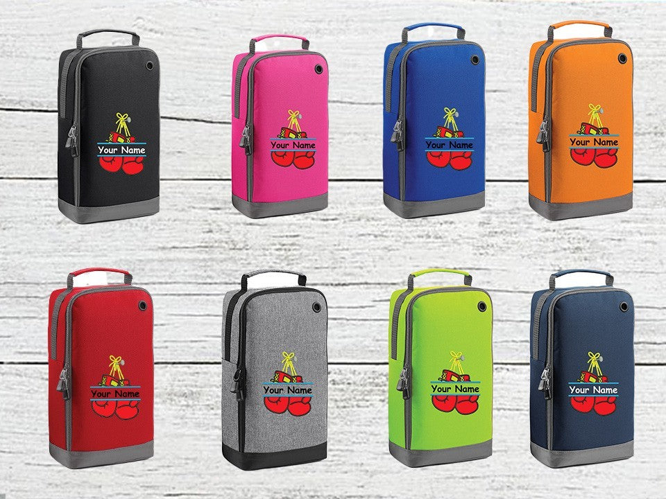 Personalised Boxing embroidered  Shoe/Accessory Bag Boxing