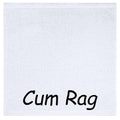 Adults RUDE  Cum Rag Cloth Secret Santa Gift Choice of 6 Colours