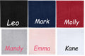 Personalised embroidered  Face Cloth/Flannel 6 colours available