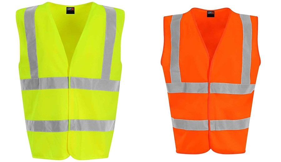 Hi Viz Vest High Vis Safety | YELLOW ORANGE