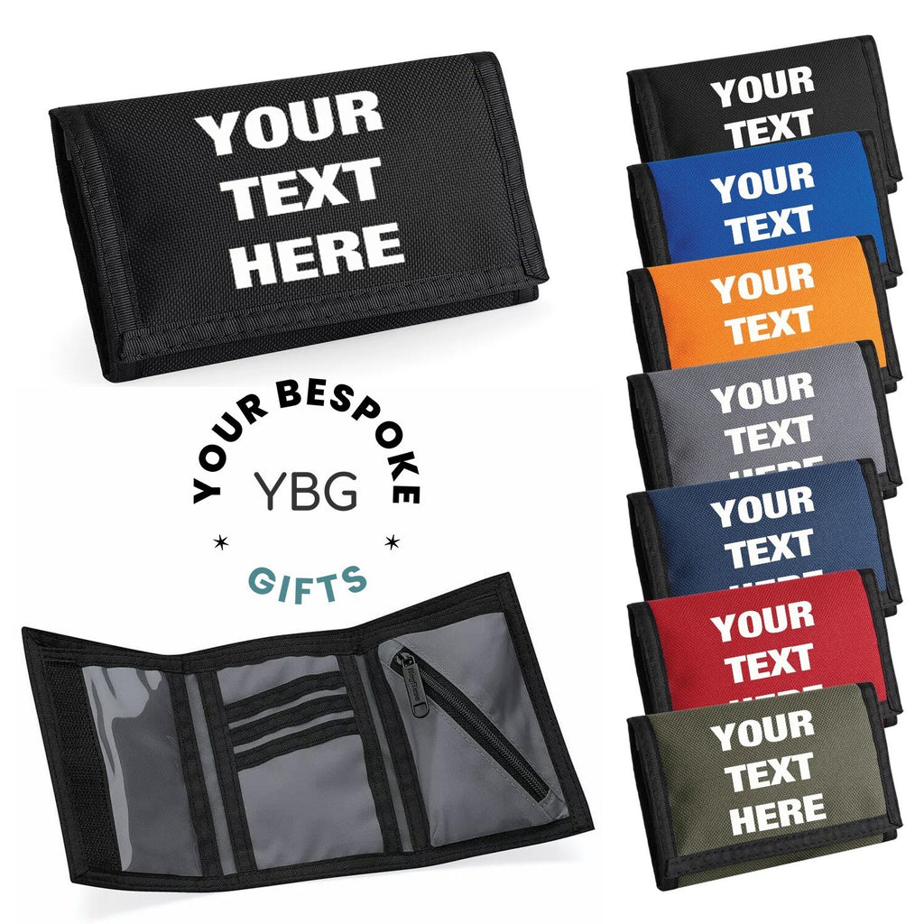 Mens Childs Wallet Personalised Wallet Mens Boys Girls Wallet Purse