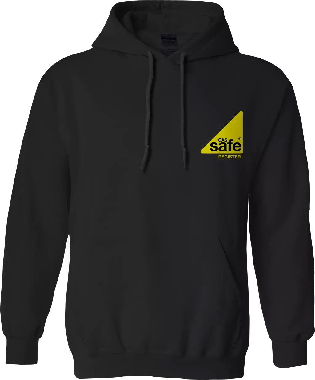 Embroidered Gas Safe Register Logo Hoodie Plumber Gas Fitter Trade