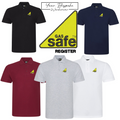 GAS SAFE REGISTER Embroidered Logo Workwear Polo Shirt XS-4XL