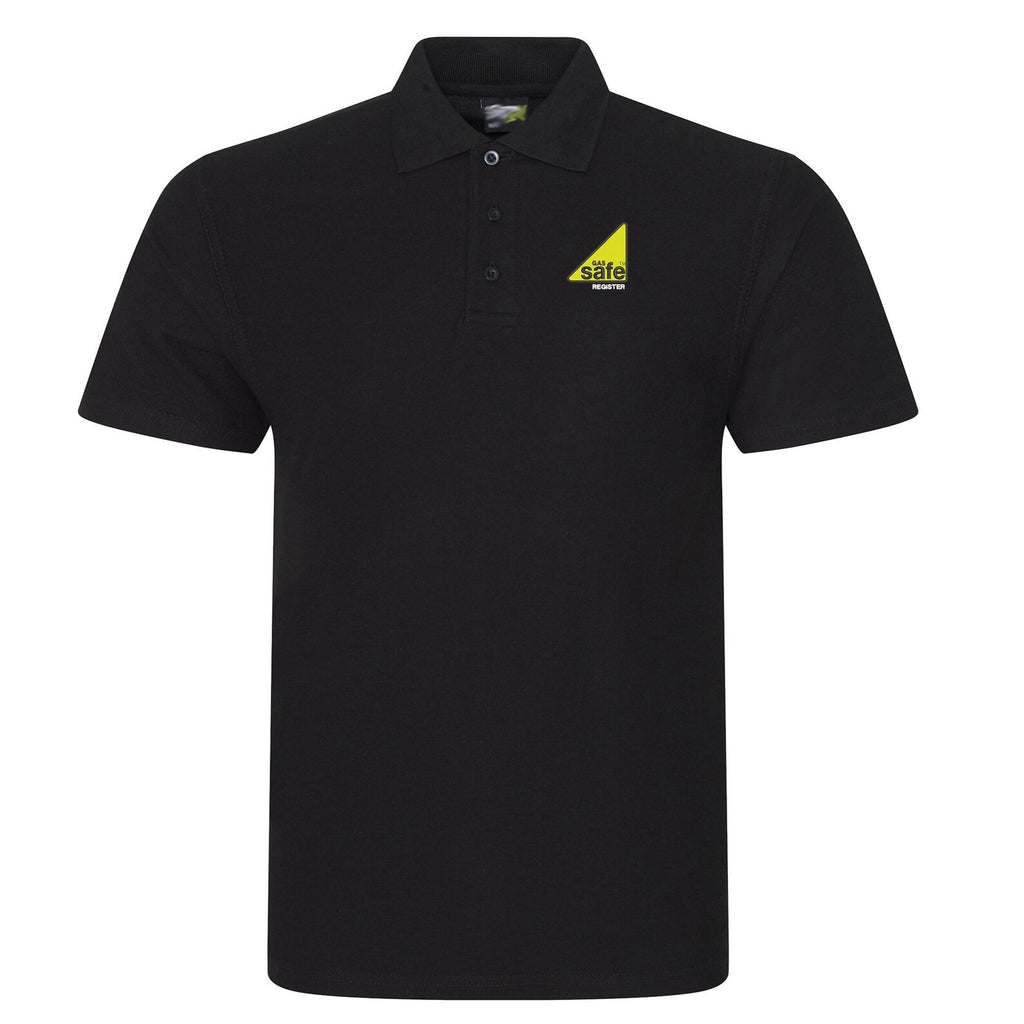 GAS SAFE REGISTER Embroidered Logo Workwear Polo Shirt XS-4XL