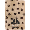 Personalised Dog Pet Blanket Puppy Name Bed Throw Size 100cm x 80cm