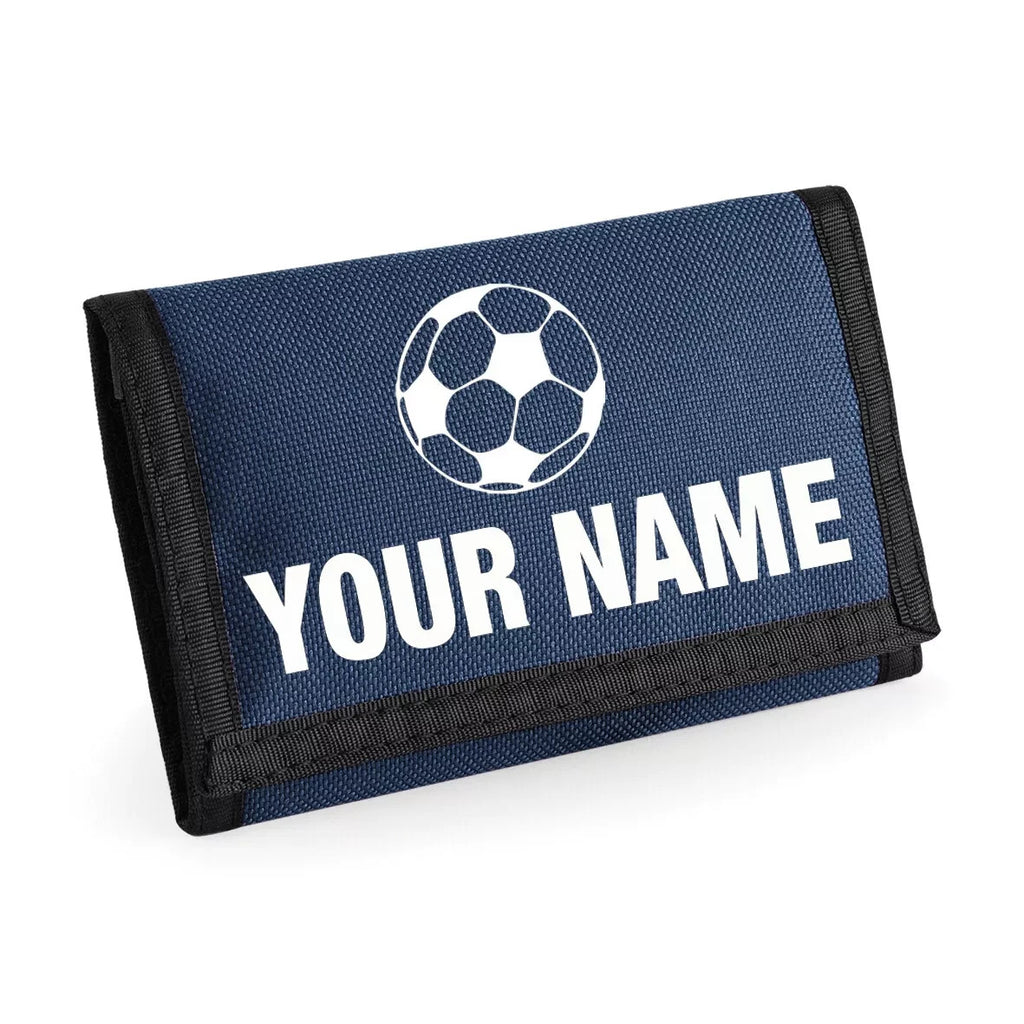 Mens Childs Wallet Personalised Football Wallet Mens Boys Girls Wallet Purse