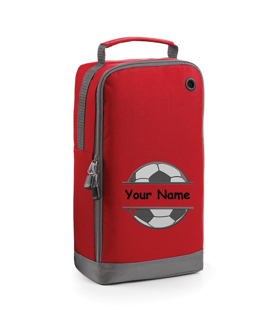 Personalised Football Embroidered  Shoe/Accessory Bag Football