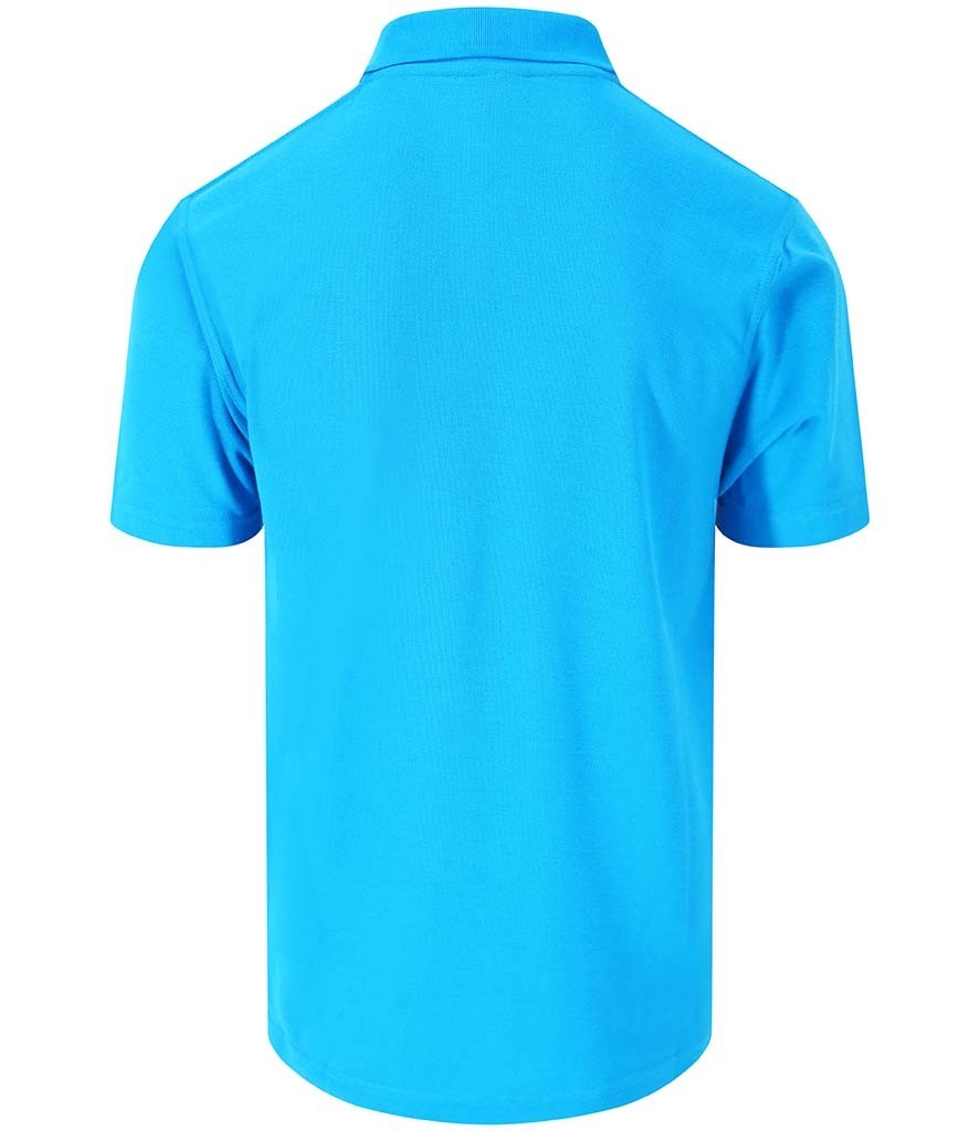 PRO RTX Pro Mens Unisex Polycotton Short Sleeve Pique Polo Shirt XS - 8XL