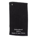 Personalised Embroidered Golf Towel - Golfers gift