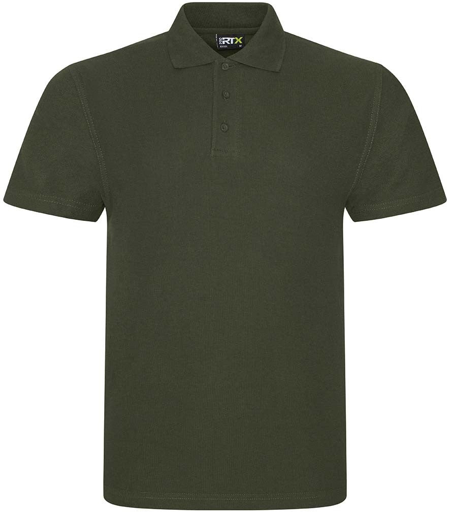 PRO RTX Pro Mens Unisex Polycotton Short Sleeve Pique Polo Shirt XS - 8XL