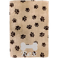 Personalised Dog Pet Blanket Puppy Name Bed Throw  Gift Bone Design