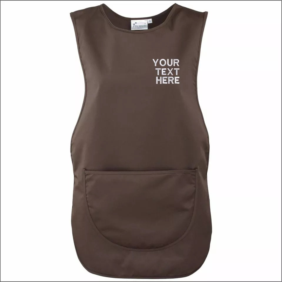 Personalised Custom Embroidered Ladies Pocket Tabard