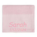 Personalised Embroidered Baby Blanket for Girls