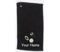 Personalised embroidered Lawn bowls / Bowling Towel