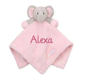 Personalised Baby Fleece Comforter Pink
